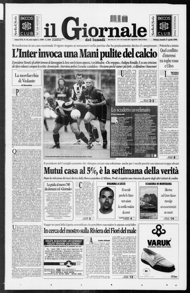 Il giornale del lunedi